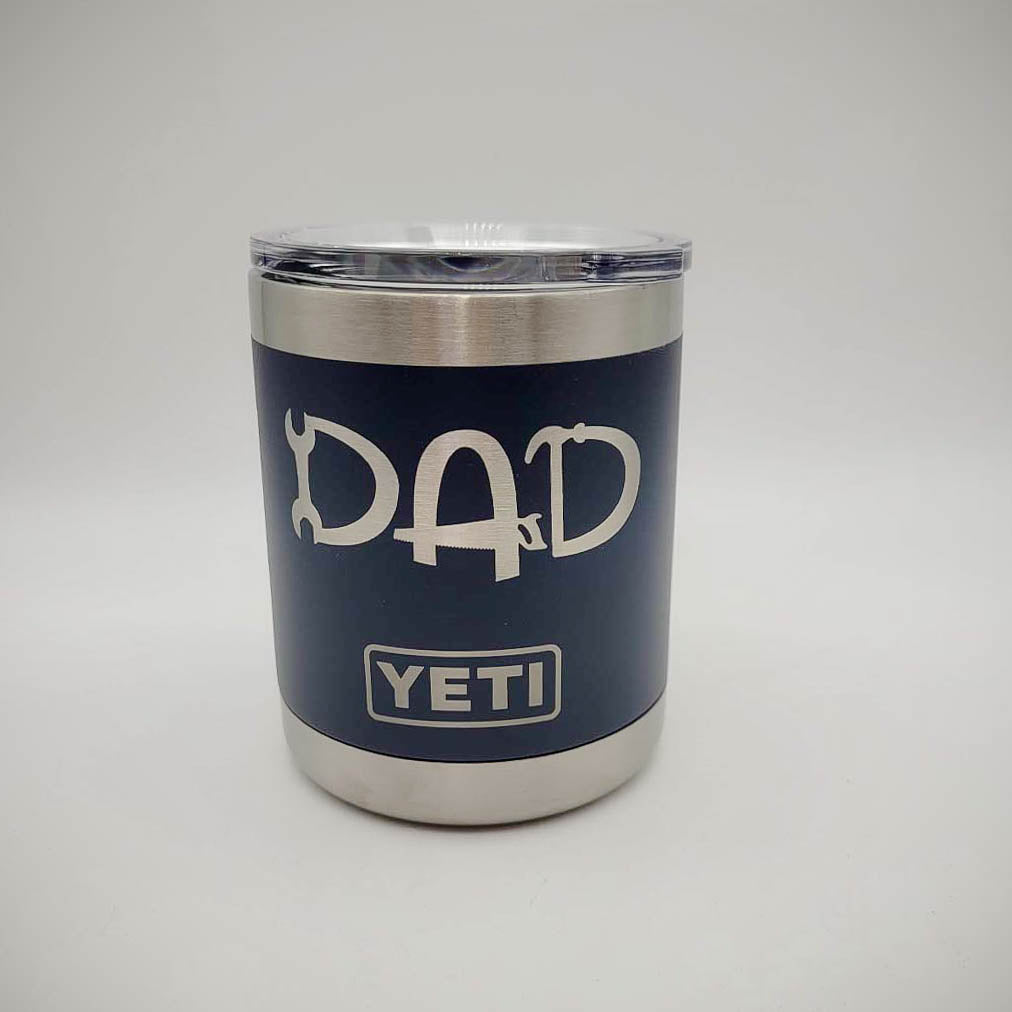 Personalized Engraved YETI® 10oz Mag Lid Lowball Dad's 