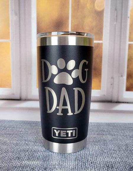 Dog Dad Engraved YETI Tumbler