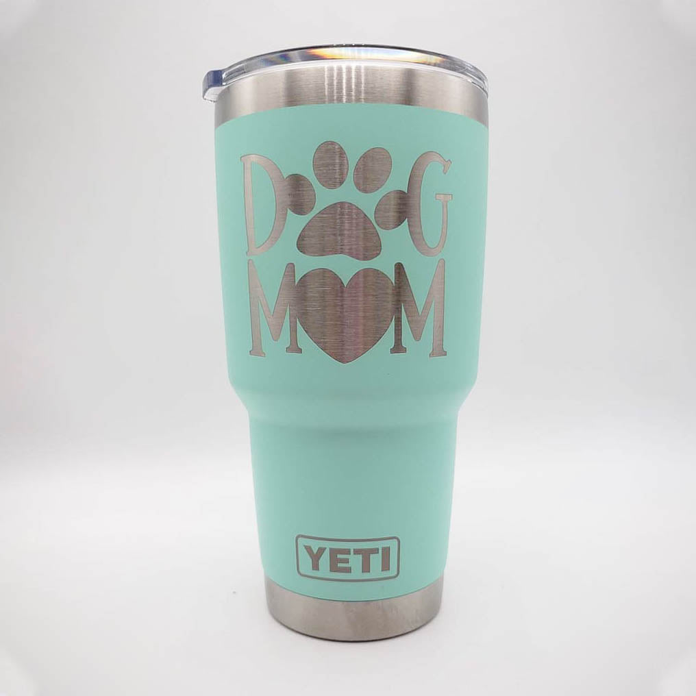 Dog Mom Design #2 Engraved YETI Tumbler