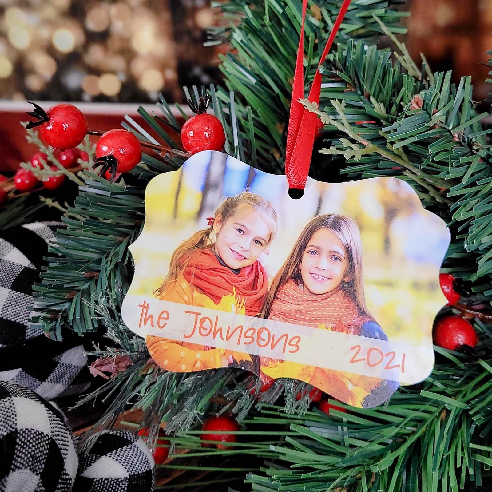 Photo Ornament - Personalized with your own photo!
