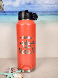 Feeling Nauti - Engraved 32oz Polar Camel Water Bottle - Sunny Box