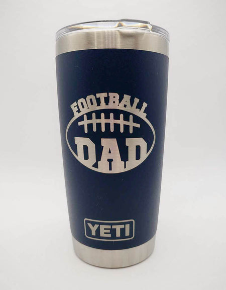Football Dad - Engraved YETI Tumbler