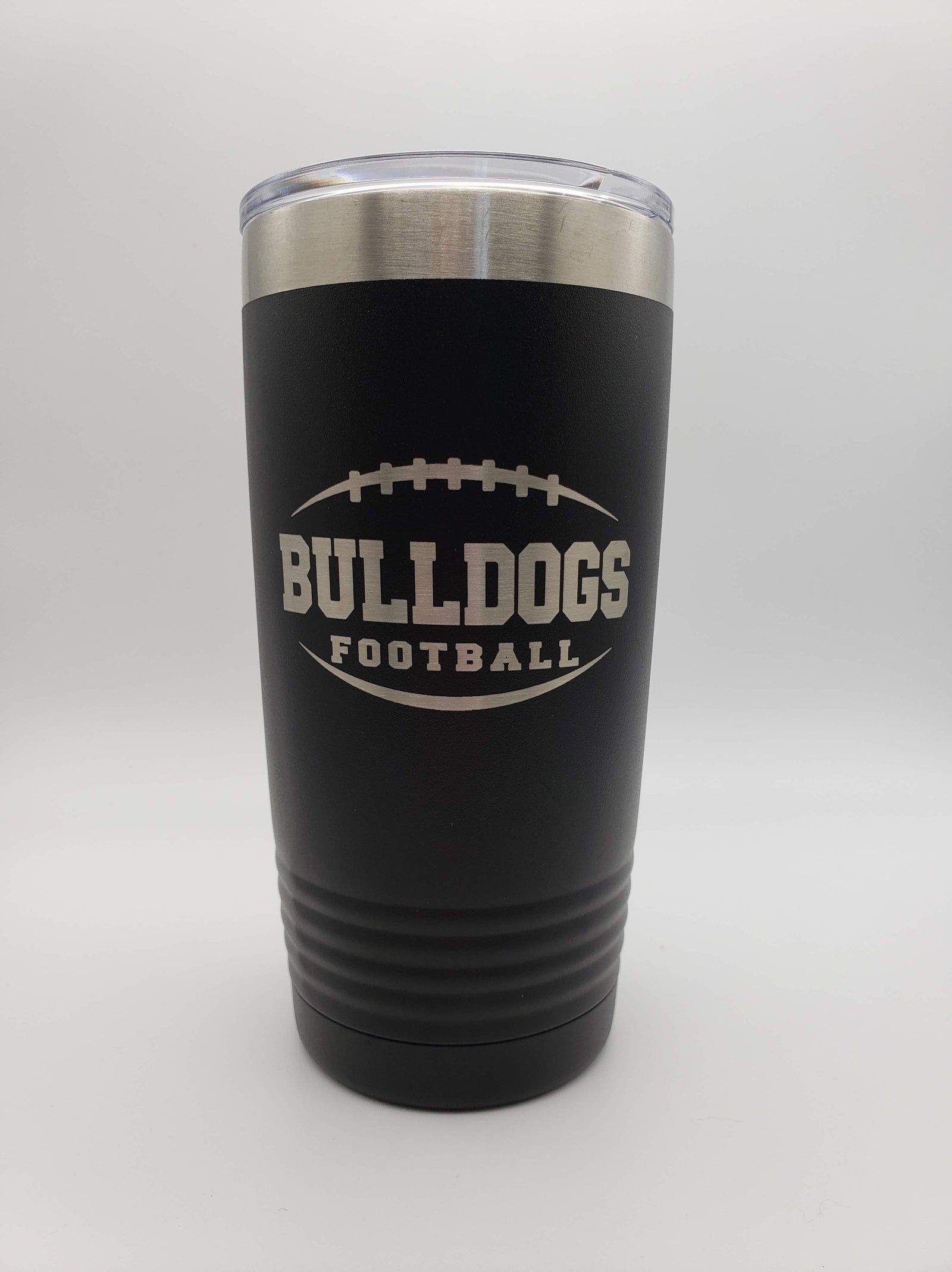 Football School Mascot Engraved Polar Camel Tumblers - Sunny Box Bulldogs Football
