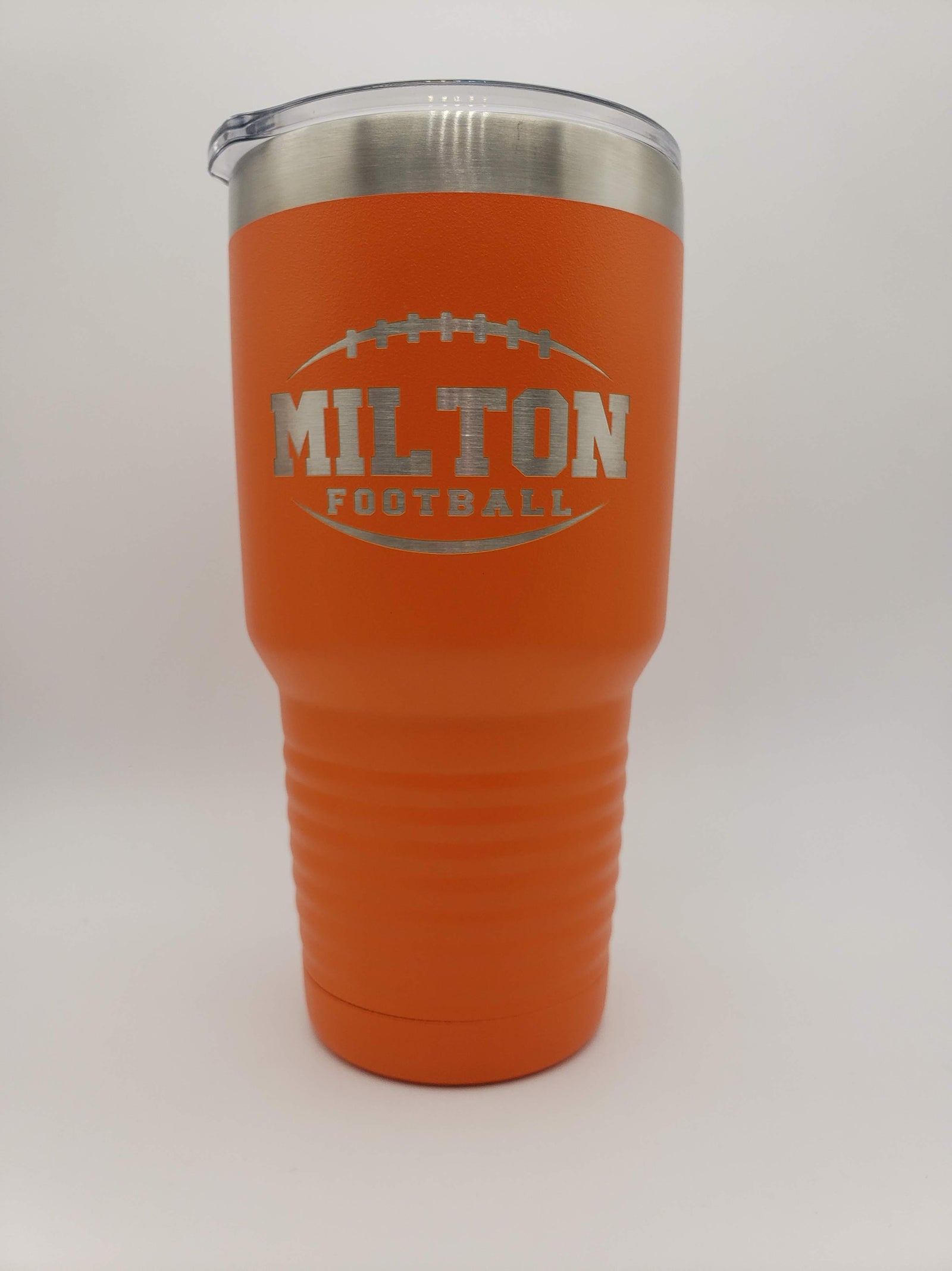 Football School Mascot Engraved Polar Camel Tumblers - Sunny Box Milton Football