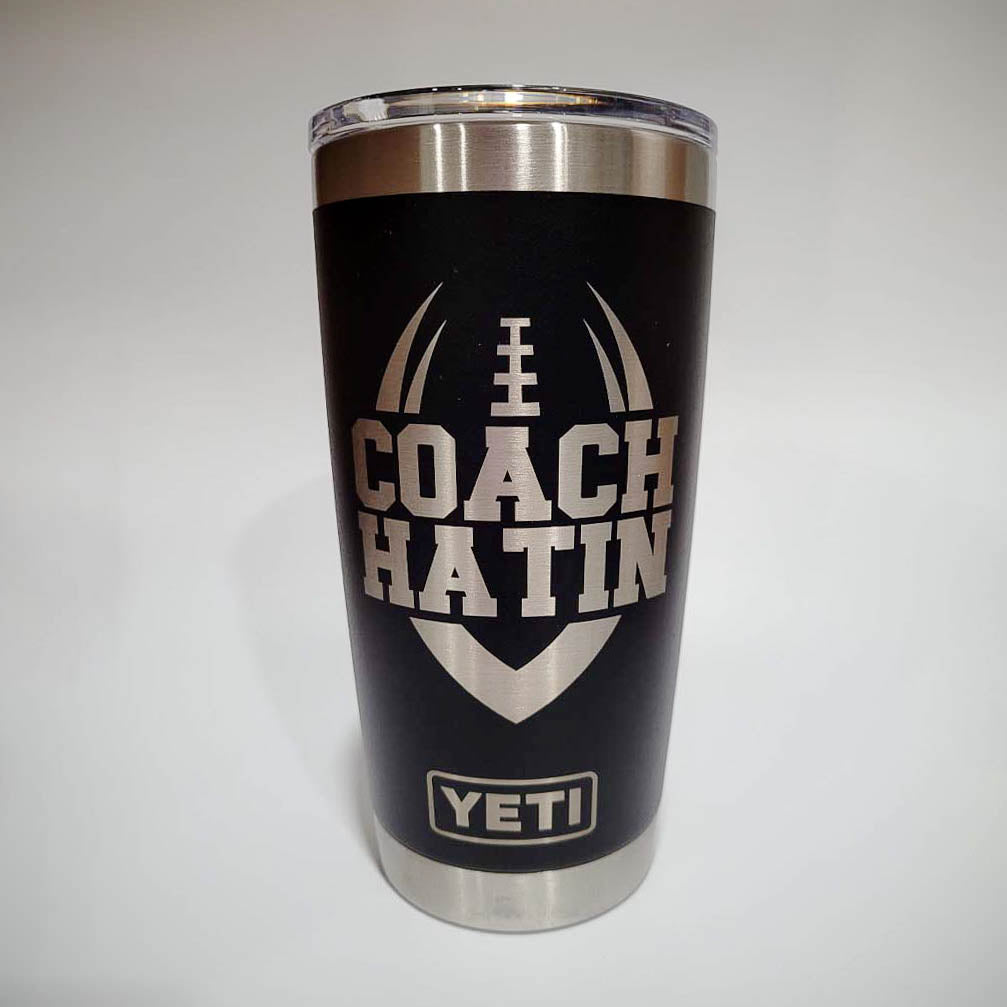 Football Coach Engraved YETI Tumbler