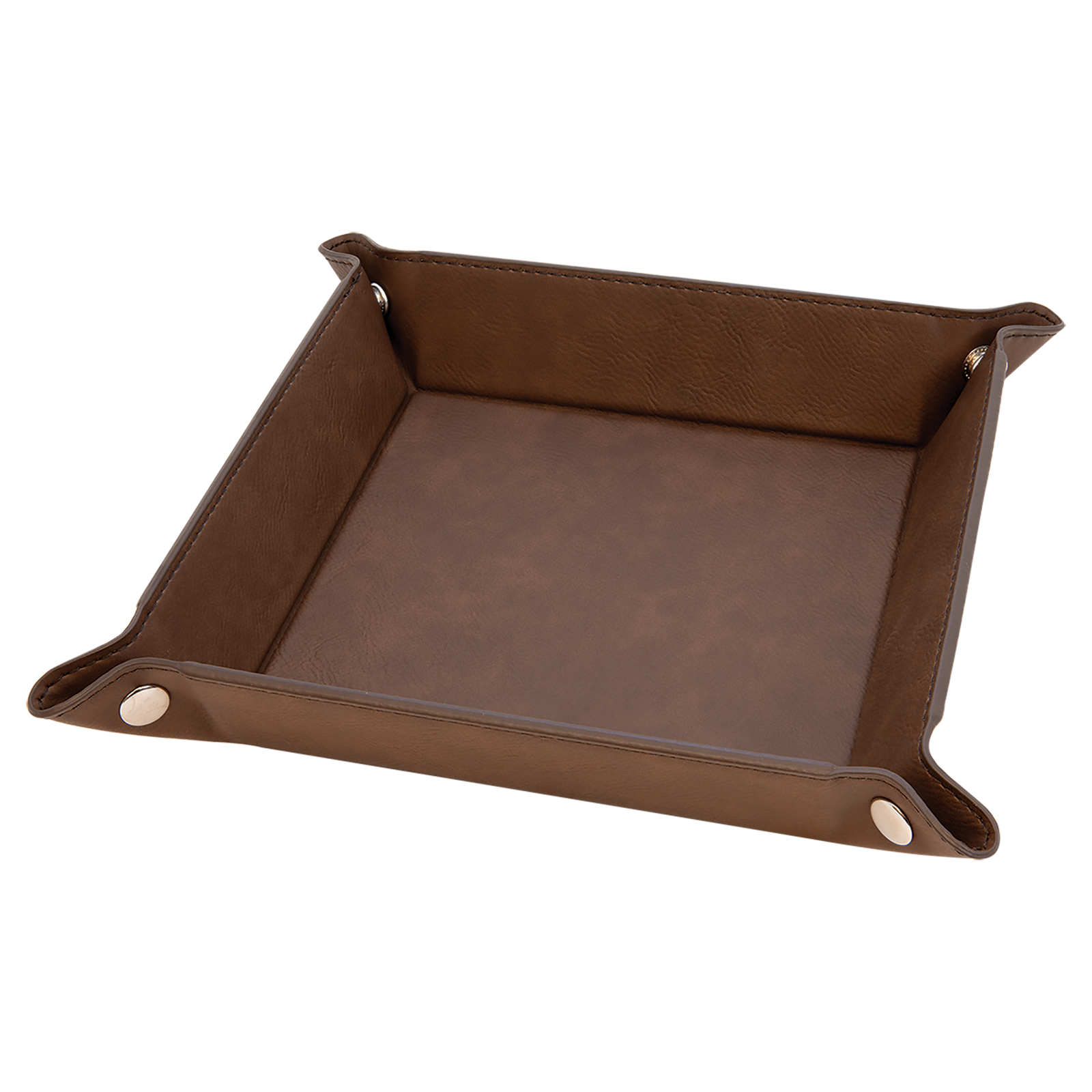 Custom Leatherette Valet Tray - Handwriting