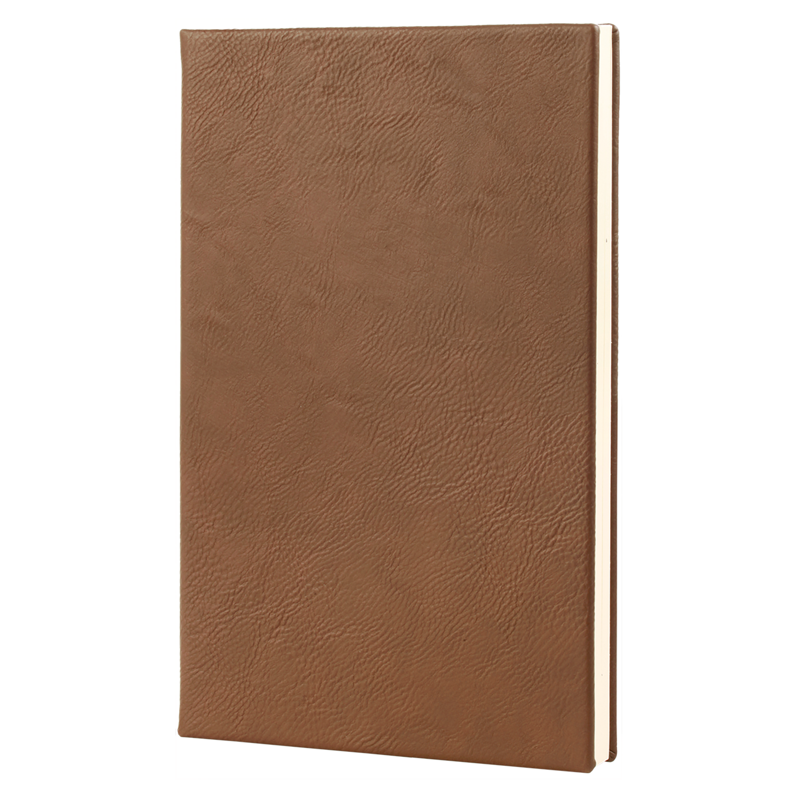Dark Brown Engraved Leatherette Motivational Journal - Creatively Crowned Engraving