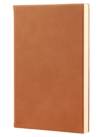 Rawhide Engraved Leatherette Motivational Journal - Creatively Crowned Engraving