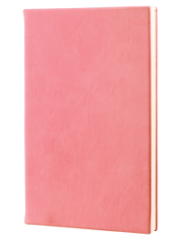 Pink Engraved Leatherette Motivational Journal - Creatively Crowned Engraving