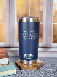 1 Corinthians 13:13 - Custom Scripture Engraved YETI Tumbler