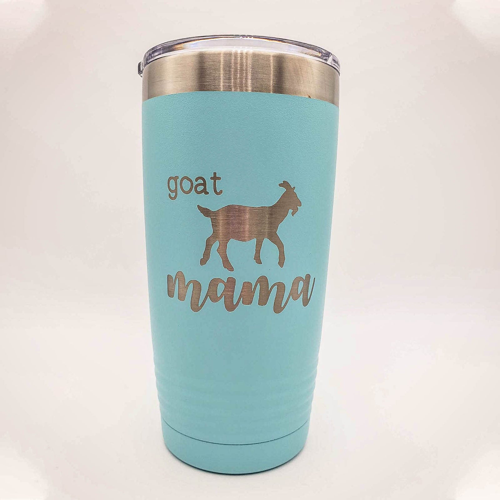 Goat Mama - Engraved 20oz Polar Camel Tumbler Teal - Sunny Box