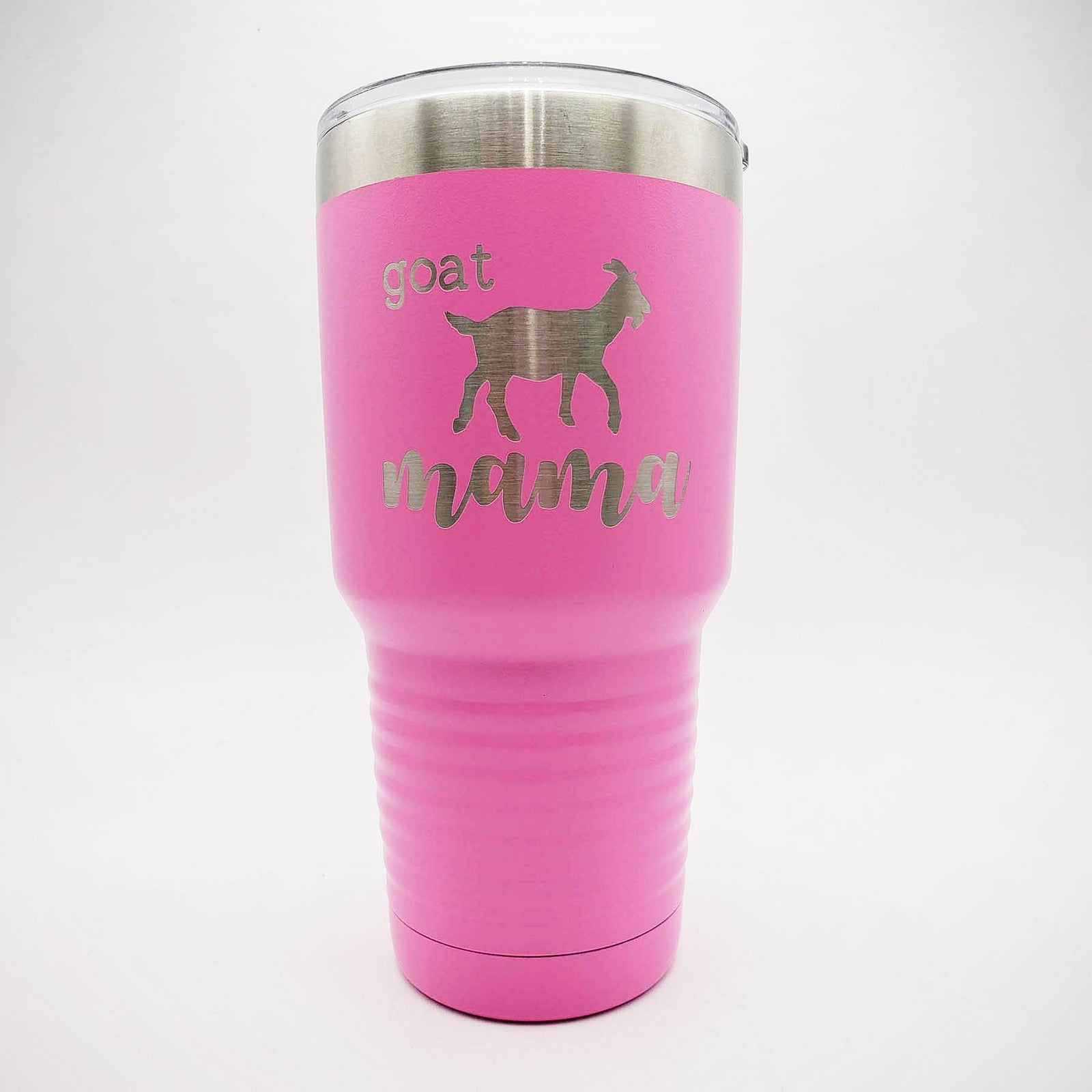 Goat Mama - Engraved 30oz Polar Camel Tumbler Pink - Sunny Box
