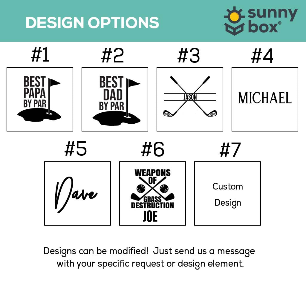 Personalized Golf Bag Tee Holder