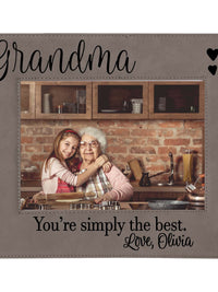 Grandma Leatherette Picture Frame