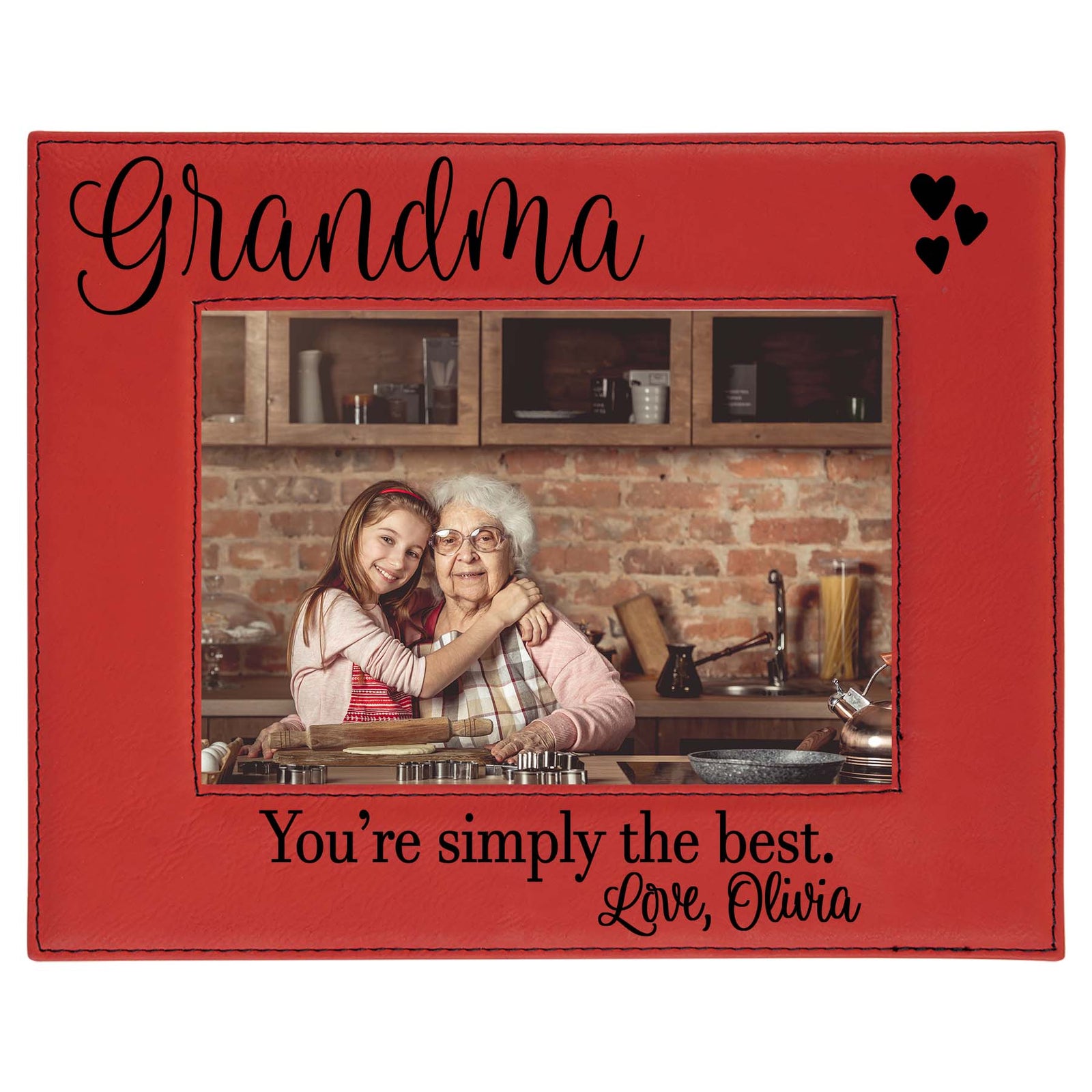 Grandma Leatherette Picture Frame
