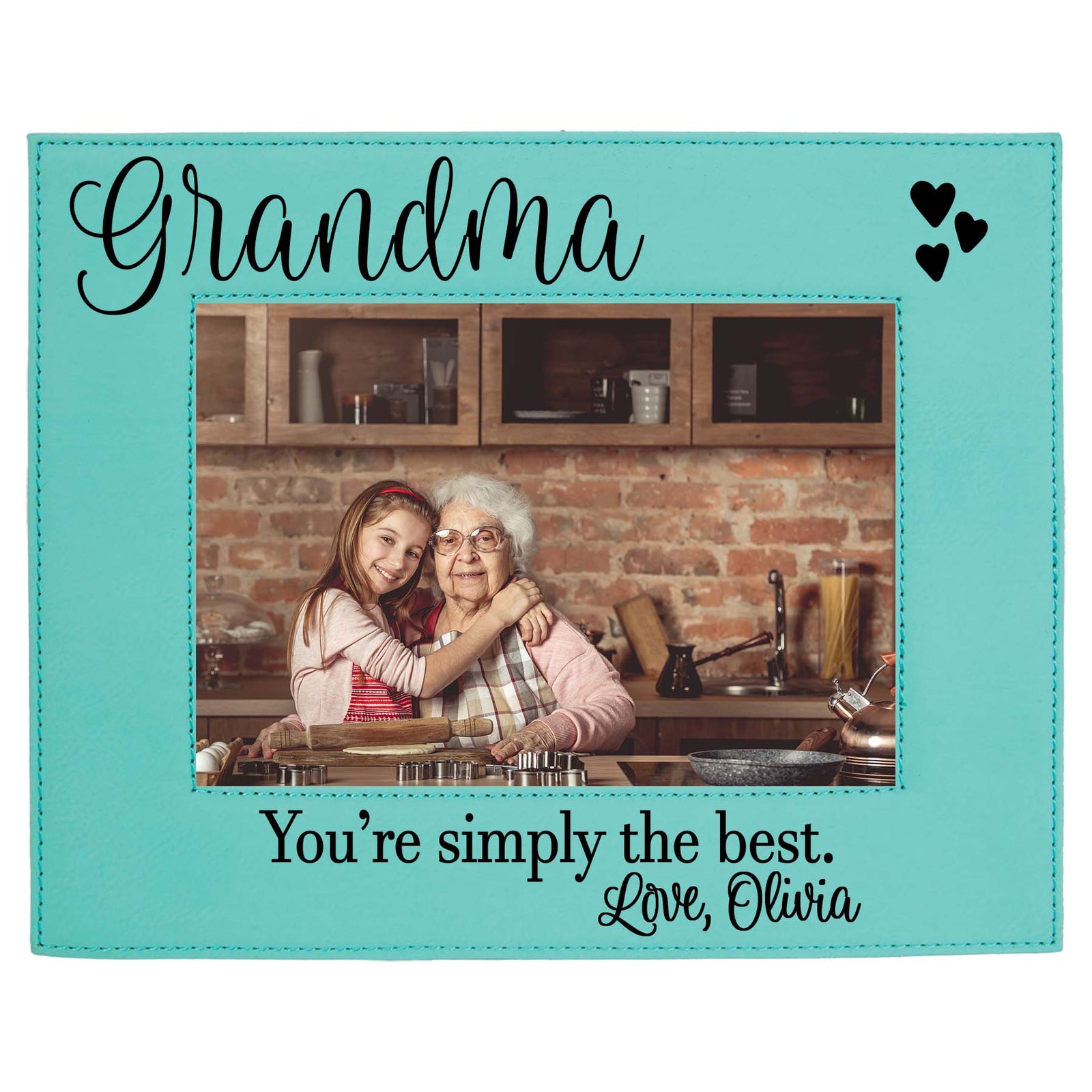 Grandma Leatherette Picture Frame