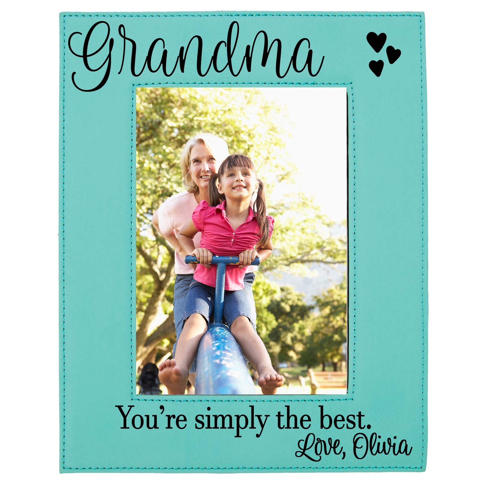 Grandma Leatherette Picture Frame