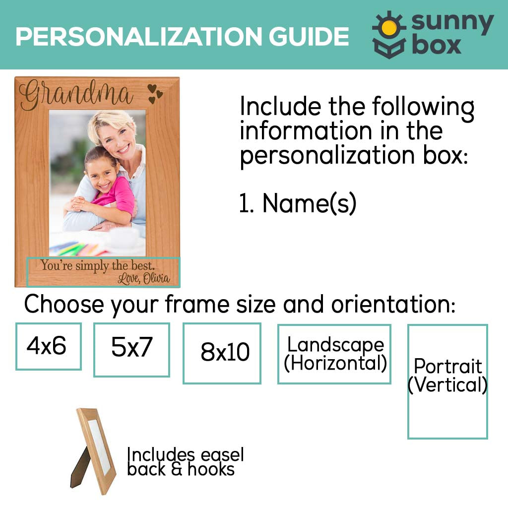 Grandma Wood Picture Frame