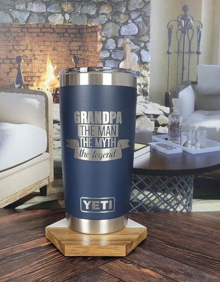 Blessed Grandpa Personalized Engraved YETI Tumbler - Father's Day Gift! –  Sunny Box