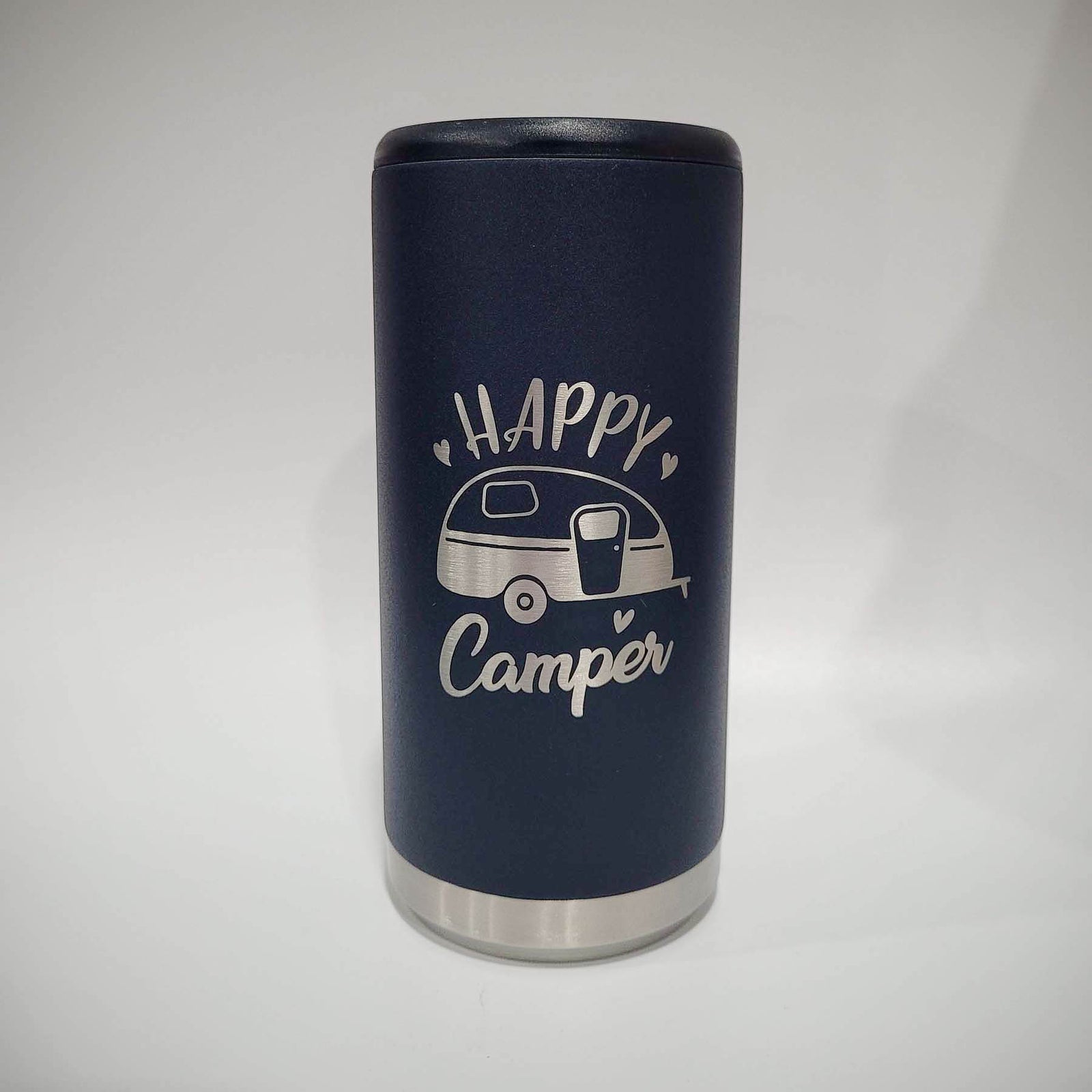 Happy Camper Engraved Can Cooler