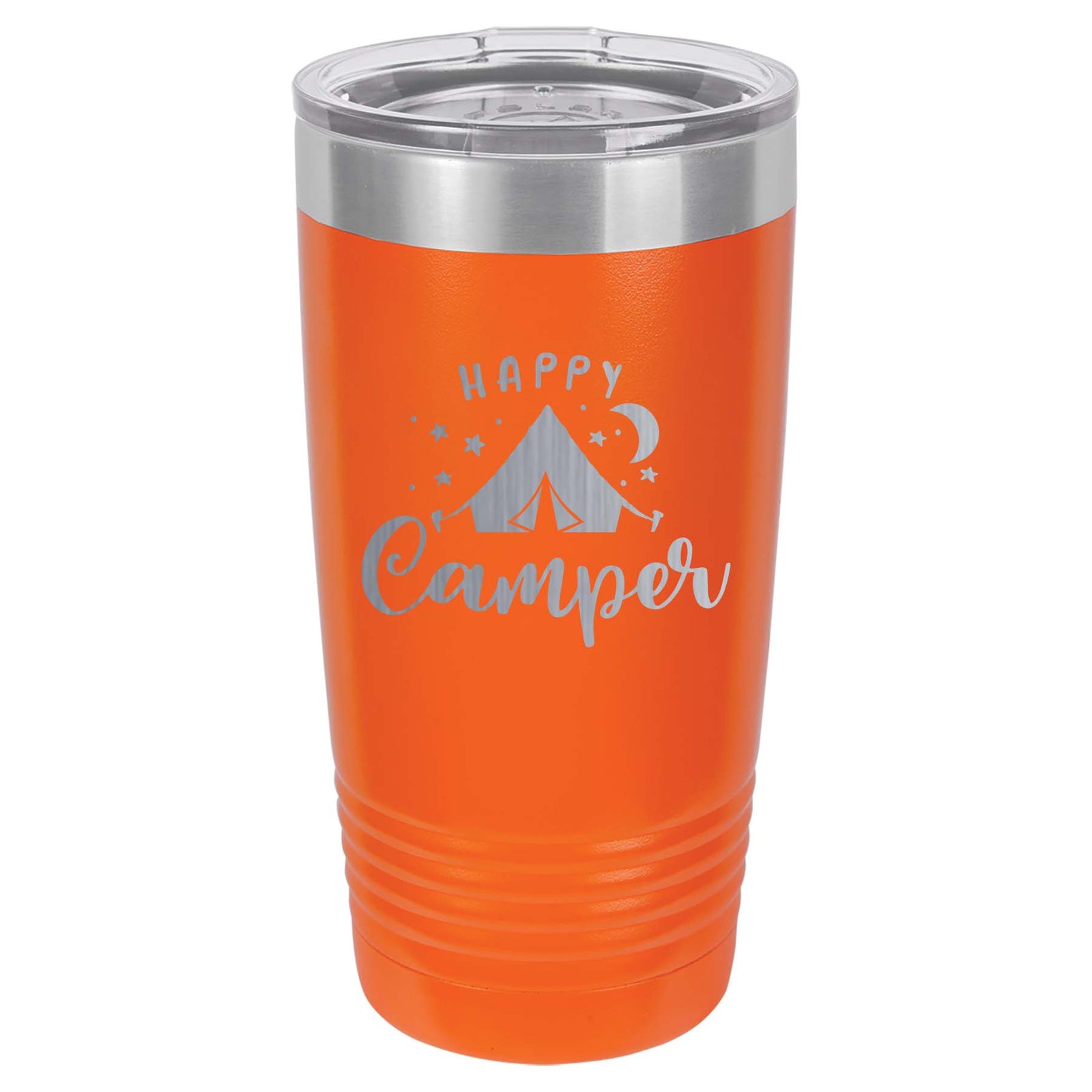 Happy Camper - Tent Camping - Engraved Polar Camel Mug