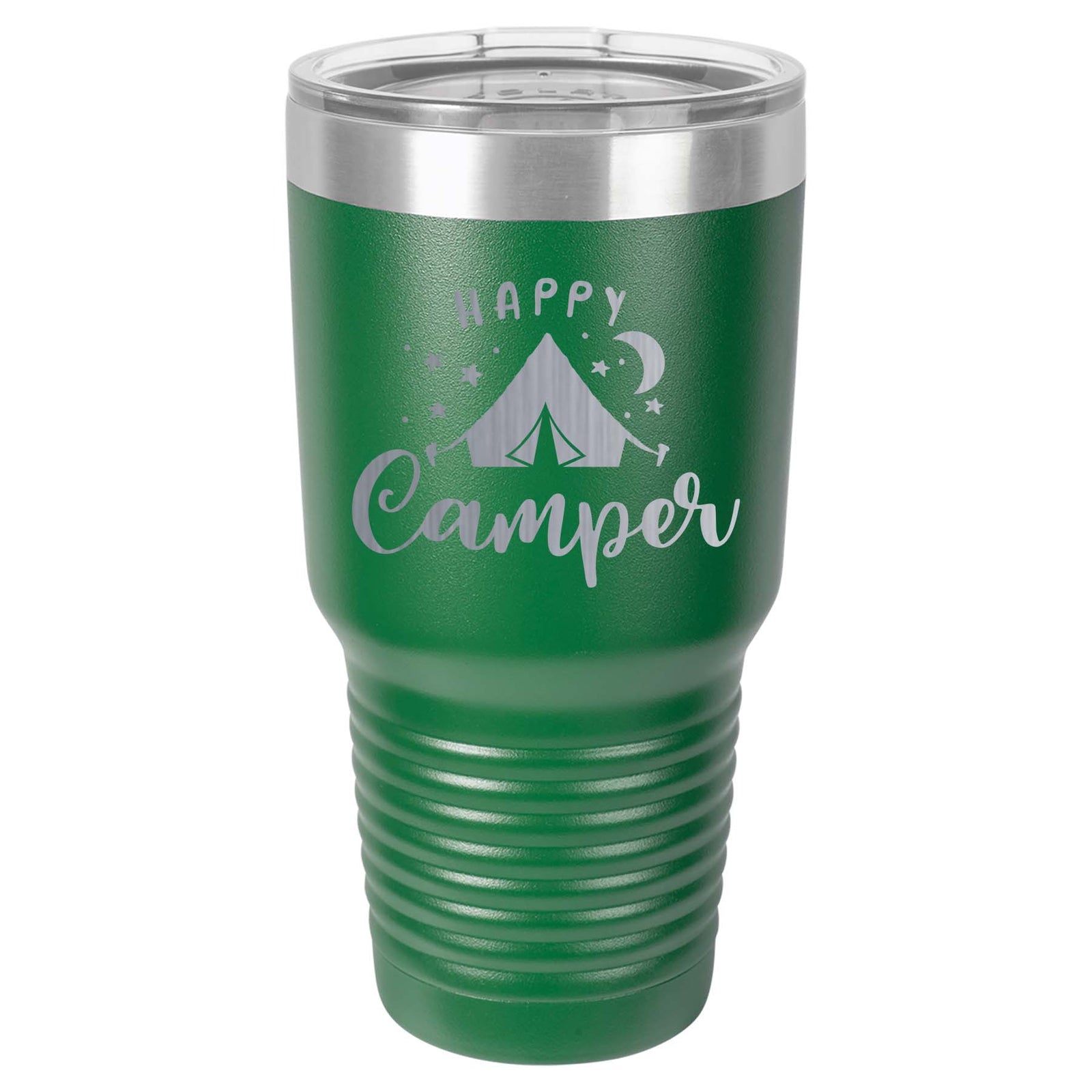 Happy Camper - Tent Camping - Engraved Polar Camel Mug
