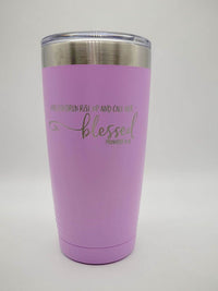 Her Children Rise Up and Call Her Blessed - Engraved 20oz Light Purple Polar Camel Tumbler Sunny Box