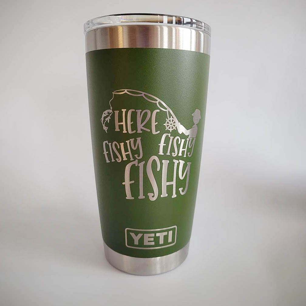 Here Fishy Fishy Fisherman - YETI Tumbler