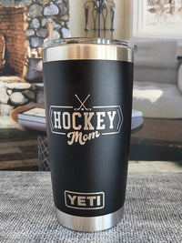 Hockey Mom Engraved YETI Tumbler
