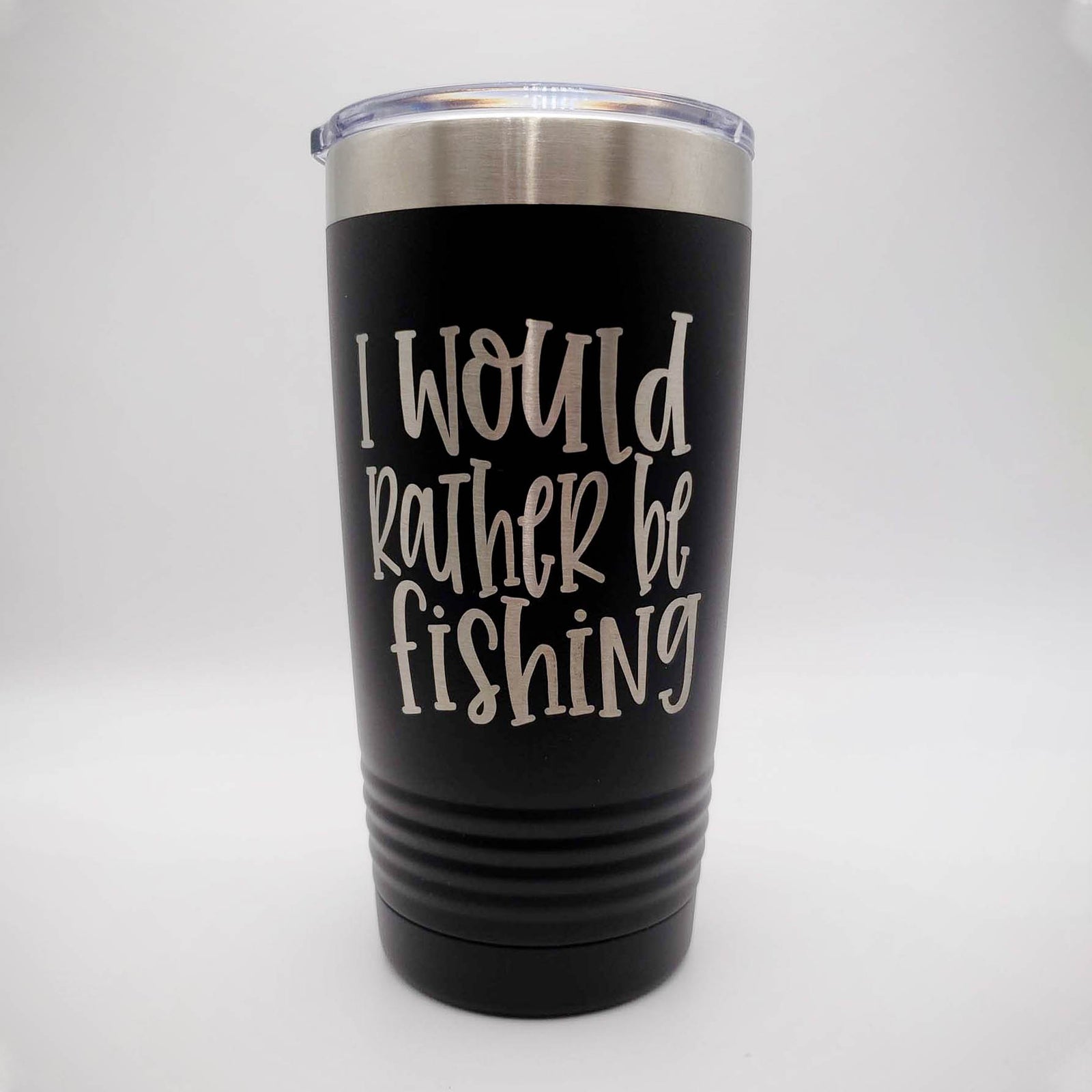 I Would Rather Be Fishing - Engraved 20oz Polar Camel Tumbler Sunny Box