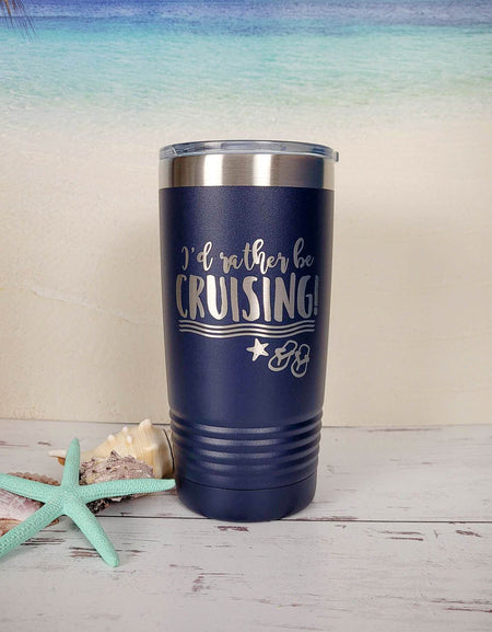 I Would Rather Be Camping - Engraved YETI Tumbler – Sunny Box