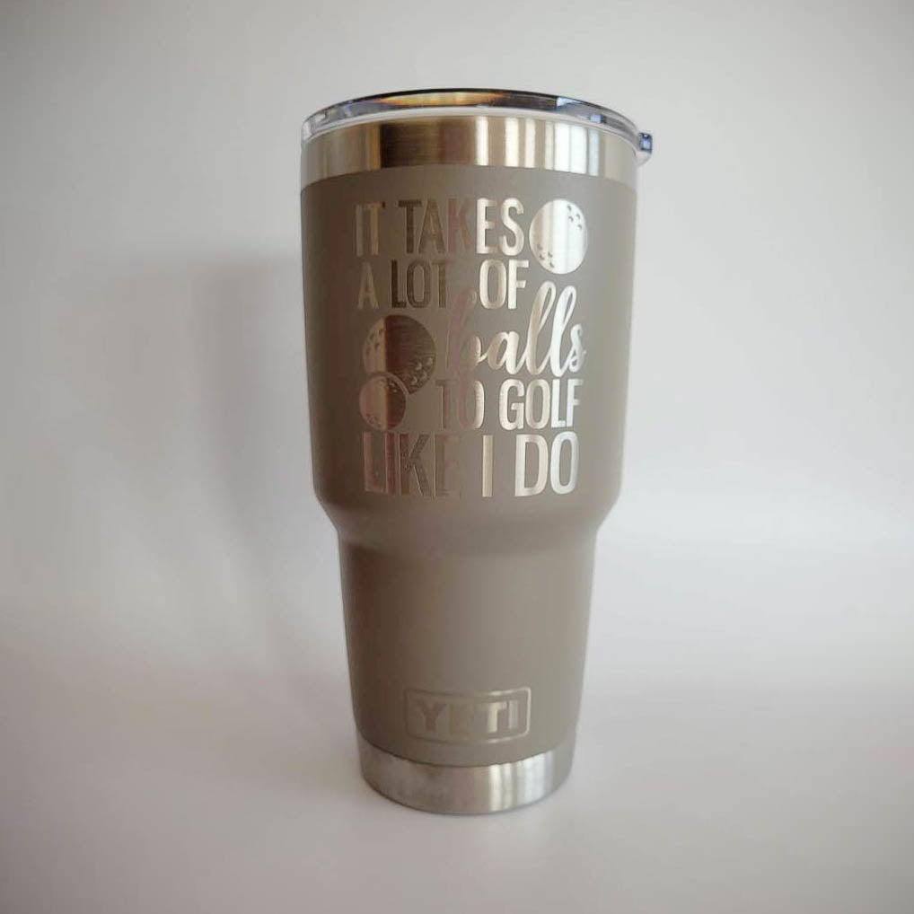 Yeti rambler was creamed by golf ballstill works though! : r/golf