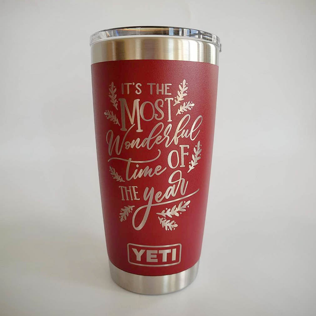 It's the Most Wonderful Time of the Year - Christmas Engraved YETI Tumbler