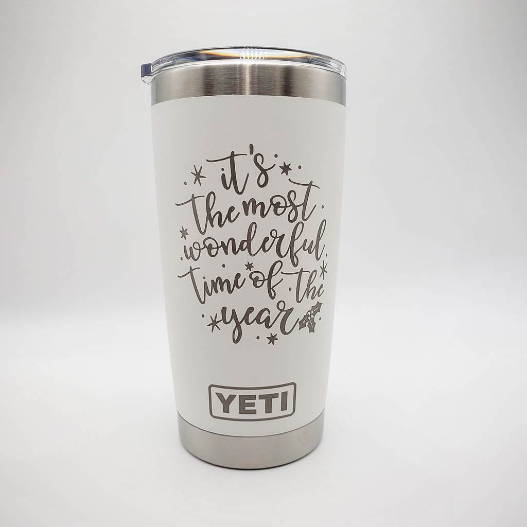 It's the Most Wonderful Time of the Year - Christmas Engraved YETI Tumbler2