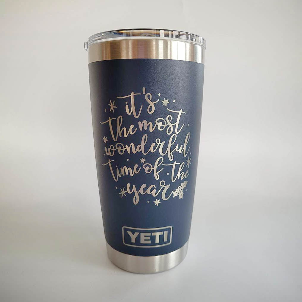 It's the Most Wonderful Time of the Year - Christmas Engraved YETI Tumbler2