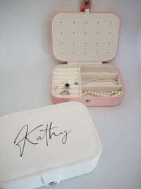 Personalized Jewelry Box - Travel Case