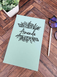 Personalized Engraved Journal Teal by Sunny Box