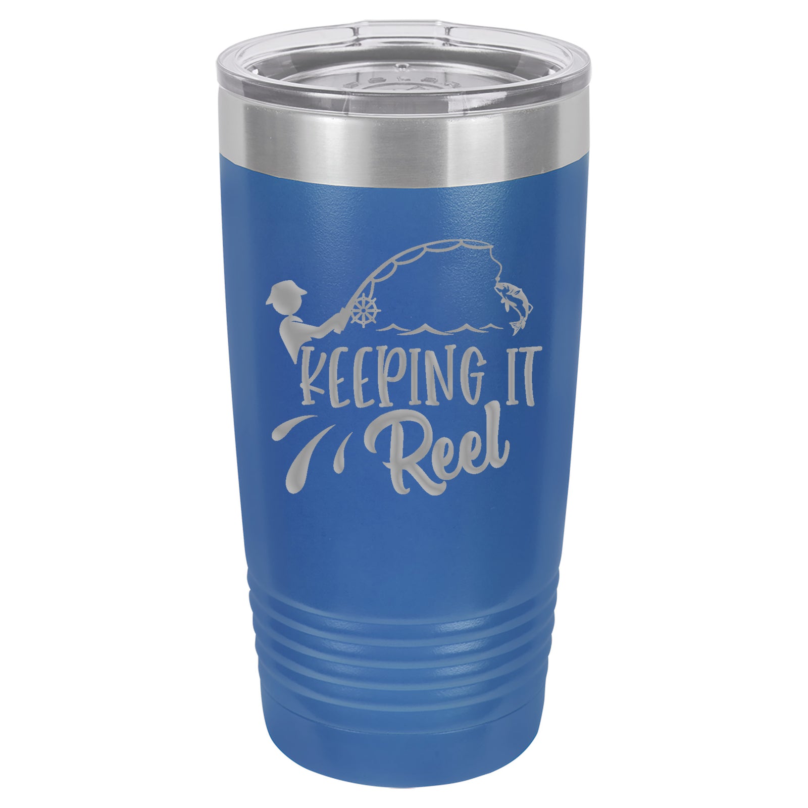 Keeping it Reel - Fishing Engraved Polar Camel Tumbler
