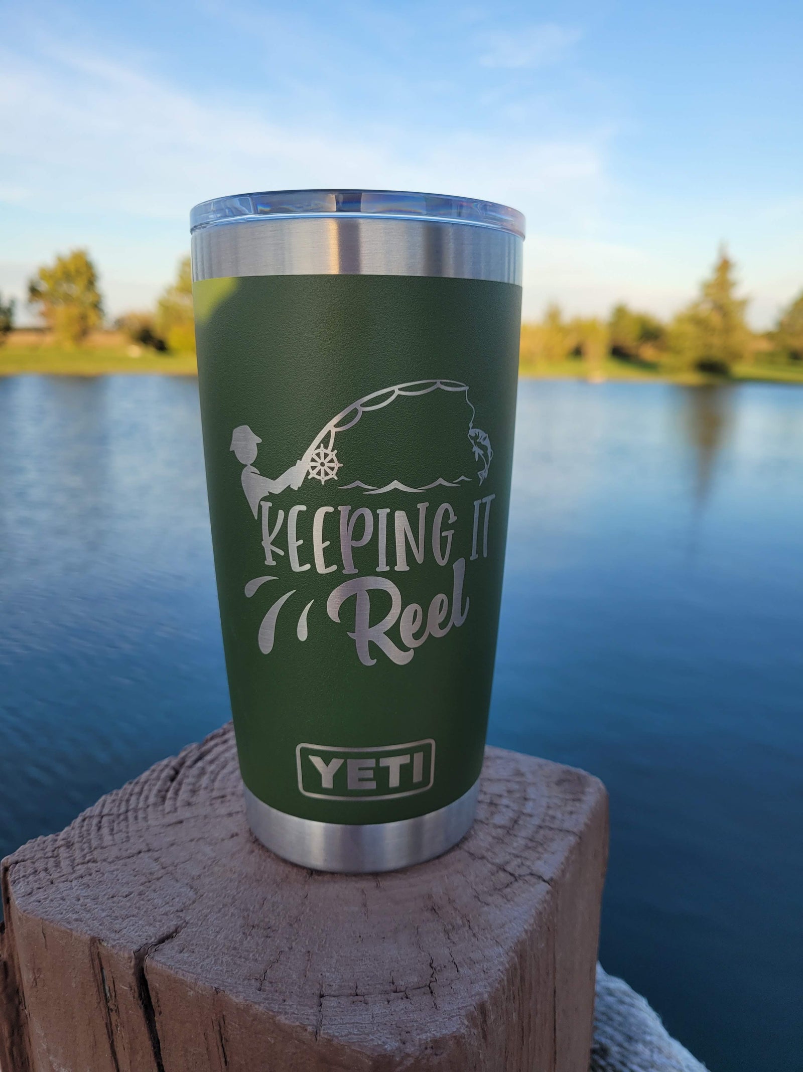 YETI Rambler 10 oz Lowball, Vacuum Insulated, Stainless Steel  with MagSlider Lid, Nordic Blue: Tumblers & Water Glasses