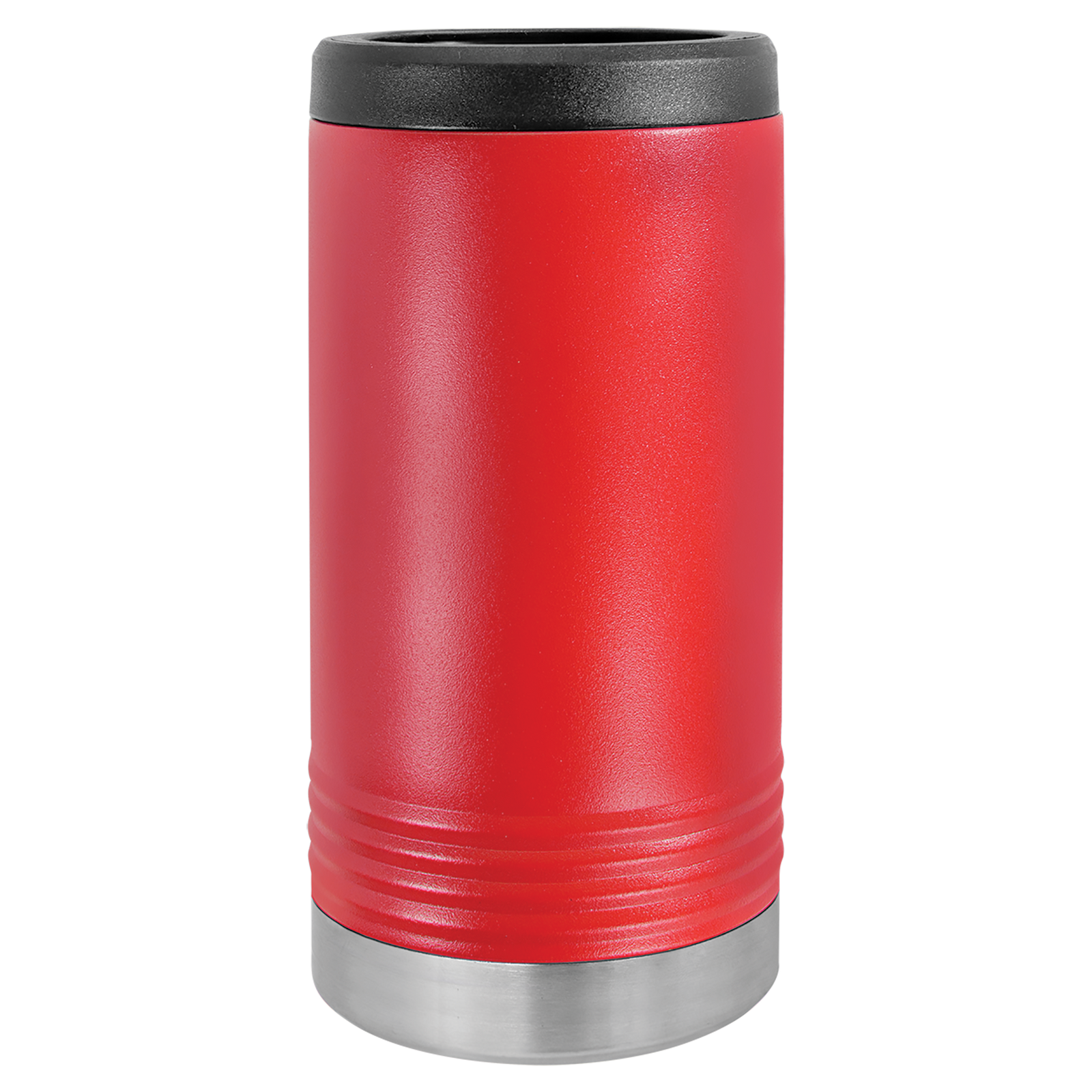 Engraved Polar Camel Slim Skinny Can Holder Red - Sunny Box