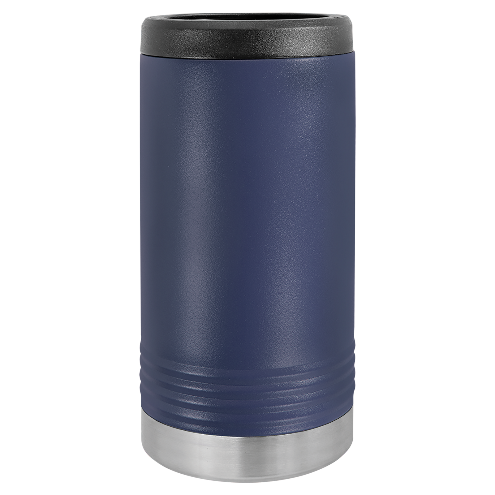 Engraved Polar Camel Slim Skinny Can Holder Navy - Sunny Box