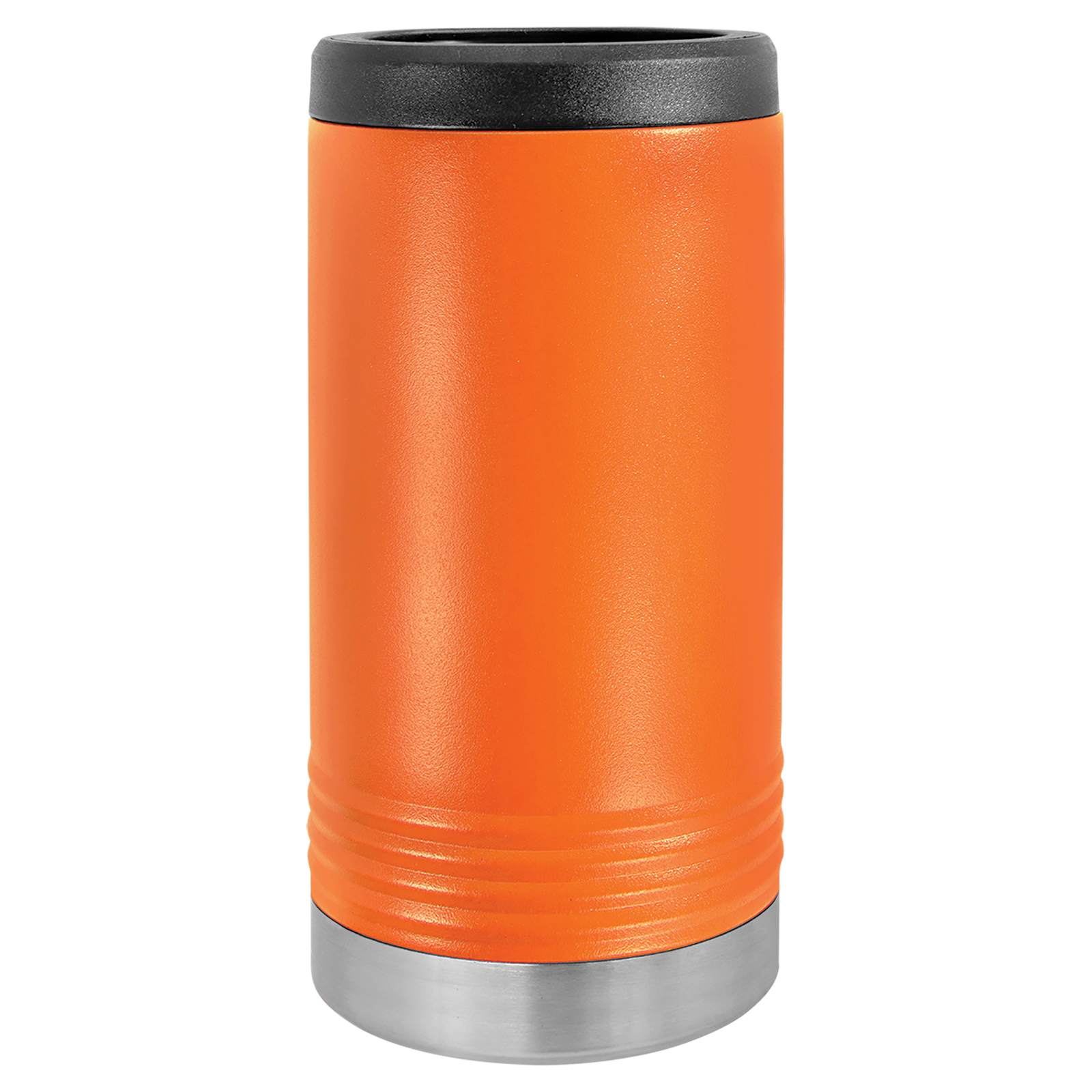 Engraved Polar Camel Slim Skinny Can Holder Orange - Sunny Box