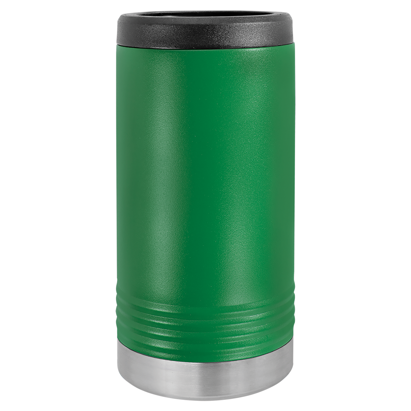 Engraved Polar Camel Slim Skinny Can Holder Green - Sunny Box