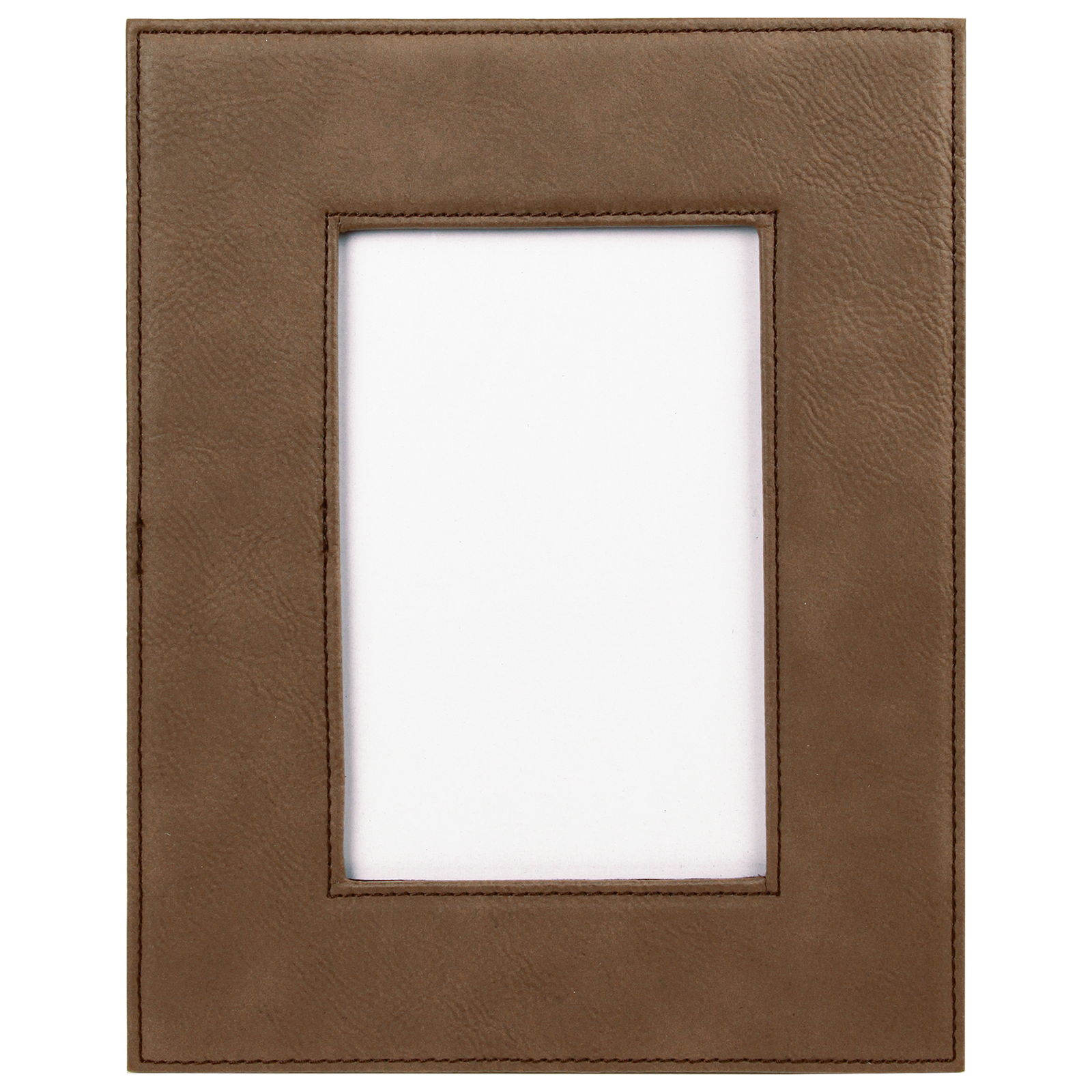 You Left Paw Prints On Our Hearts - Pet Memorial Leatherette Picture Frame