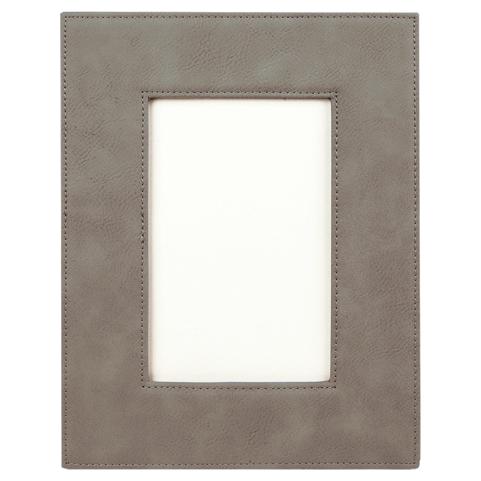 Love You More - Engraved Leatherette Picture Frame