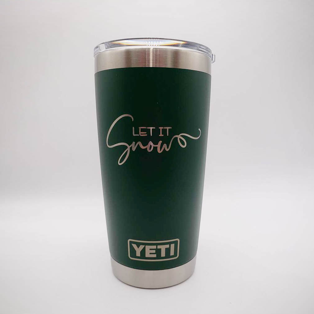 Let It Snow - Christmas/Winter Engraved YETI Tumbler