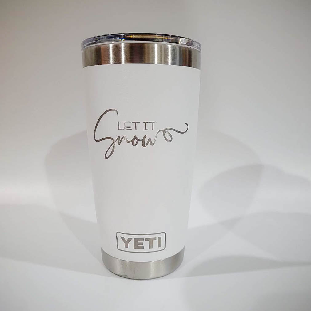 Let It Snow - Christmas/Winter Engraved YETI Tumbler