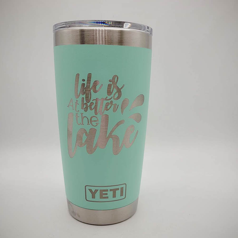 Life is Better at the Lake - Engraved YETI Tumbler