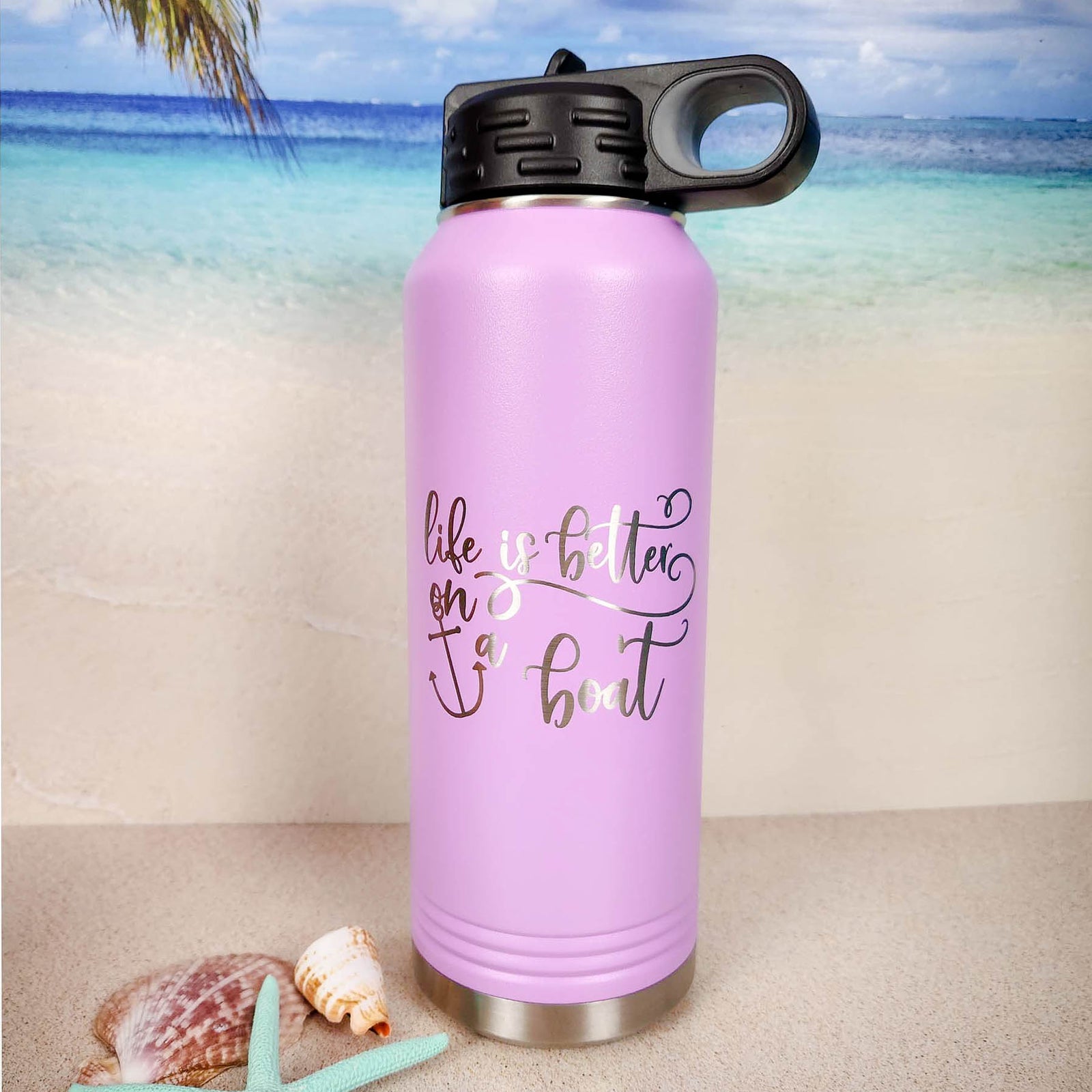 Life is Better on a Boat - Engraved Polar Camel Tumbler