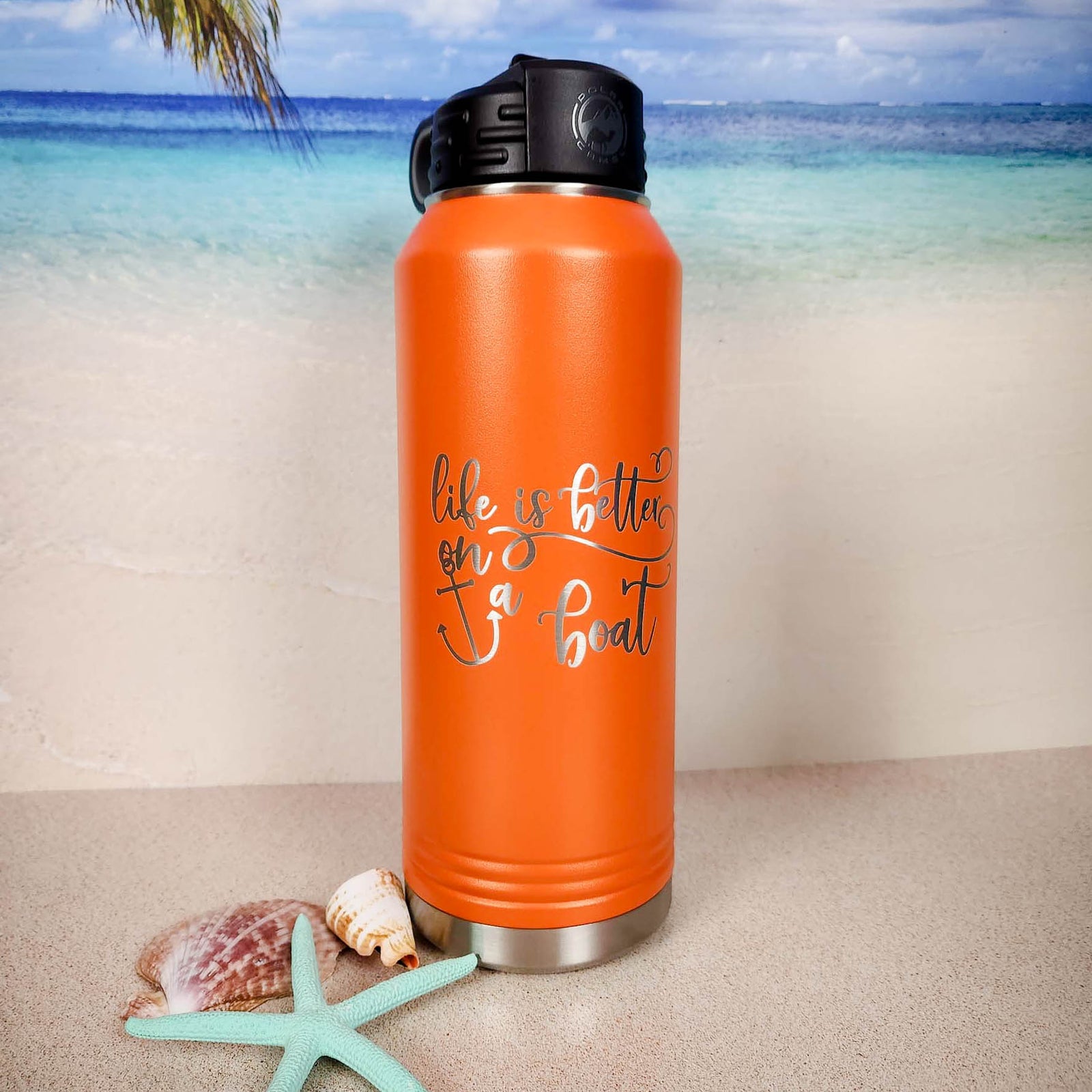 Life is Better on a Boat - Engraved Polar Camel Tumbler
